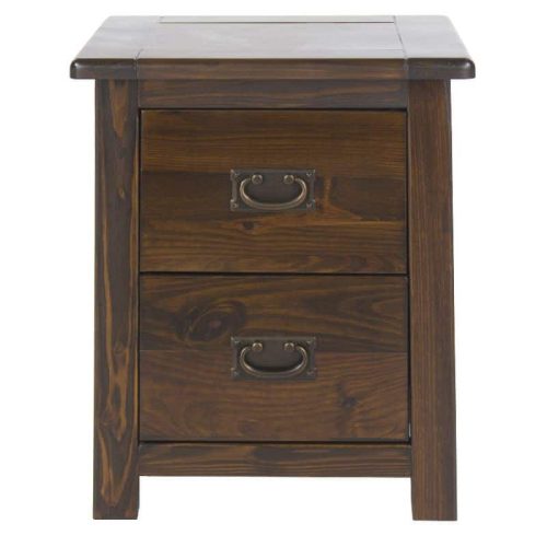 BT210-1 Boston 2 Drawer Bedside Cabinet