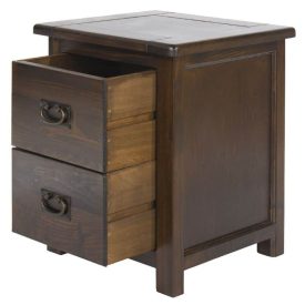 Boston 2 Drawer Bedside Cabinet