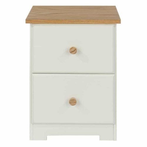 Colorado 2 Drawer Petite Bedside Cabinet