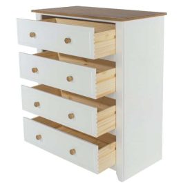 Capri 4 Drawer Wide Chest