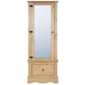Corona Single Door Armoire With Bottom Drawer
