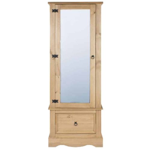 Corona Single Door Armoire With Bottom Drawer
