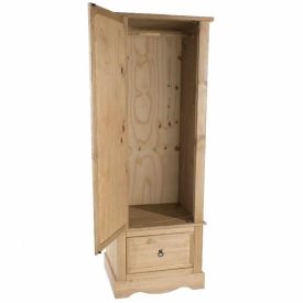 Corona Single Door Armoire With Bottom Drawer
