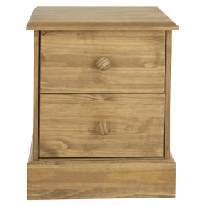 Oak Effect 1 Drawer Bedside Cabinet [Henley]