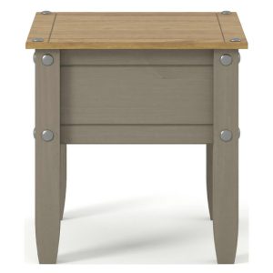 Gloss White Small Bedside Cabinet 1 Drawer [Lido]
