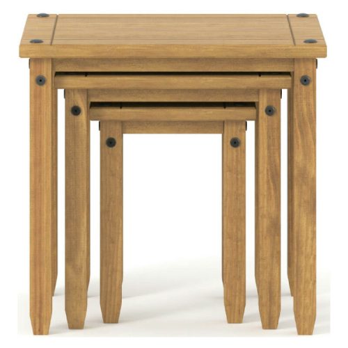 Pine Nest of 3 Tables [Corona]