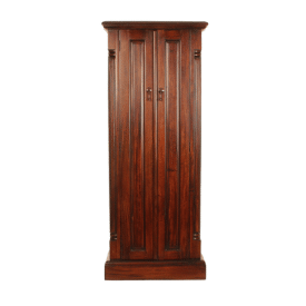 A 360 degree GIF image of a la Roque media storage cupboard, for CDs and DVDs.