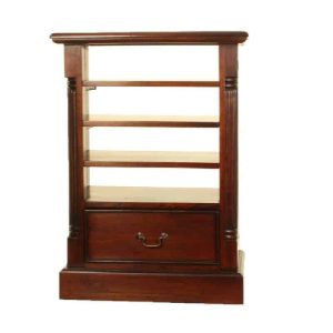 Reclaimed Lamp Table with Drawer [Splash of White]