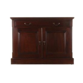 Solid Mahogany Hidden Home Office Desk, Fully Built