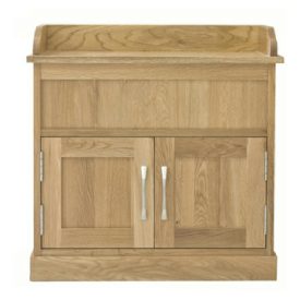 Solid Oak Shoe Bench, Hidden Storage, Fully Built