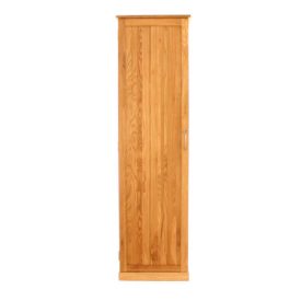 Solid Oak Tall Shoe Cupboard, Fully Assembled