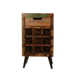 Reclaimed Wood Wine Rack or Lamp Table [Coastal Chic]