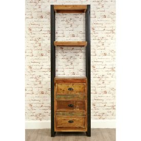 Reclaimed Alcove Bookcase with Drawers [Urban Chic]