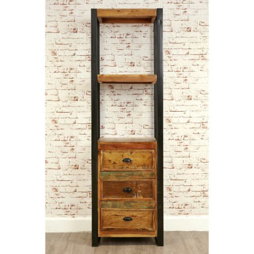 Reclaimed Alcove Bookcase with Drawers [Urban Chic]