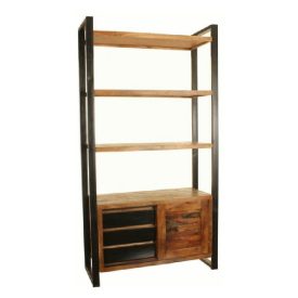 Reclaimed Large Bookcase with Storage [Urban Chic]