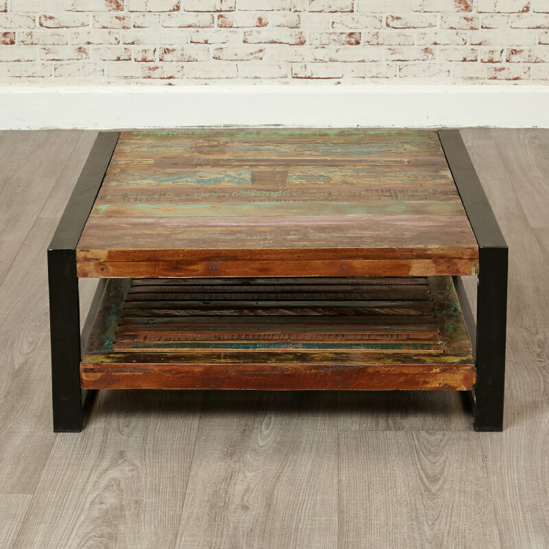 Reclaimed Square Coffee Table [Urban Chic] CheapFurniture