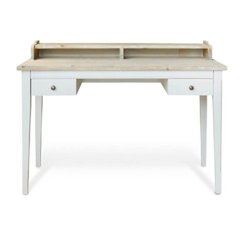 Grey Painted Desk or Dressing Table [Signature]