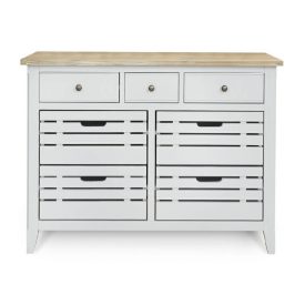 Grey Painted Sideboard or Servery 7 Drawers [Signature]