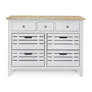 Blue & Oak Sideboard or Servery [Signature Blue]