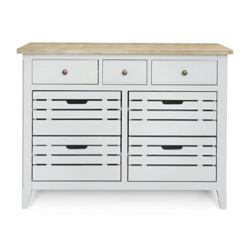 Grey Painted Sideboard or Servery 7 Drawers [Signature]