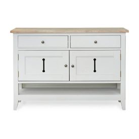 Grey Painted Small Sideboard or Console Table [Signature]