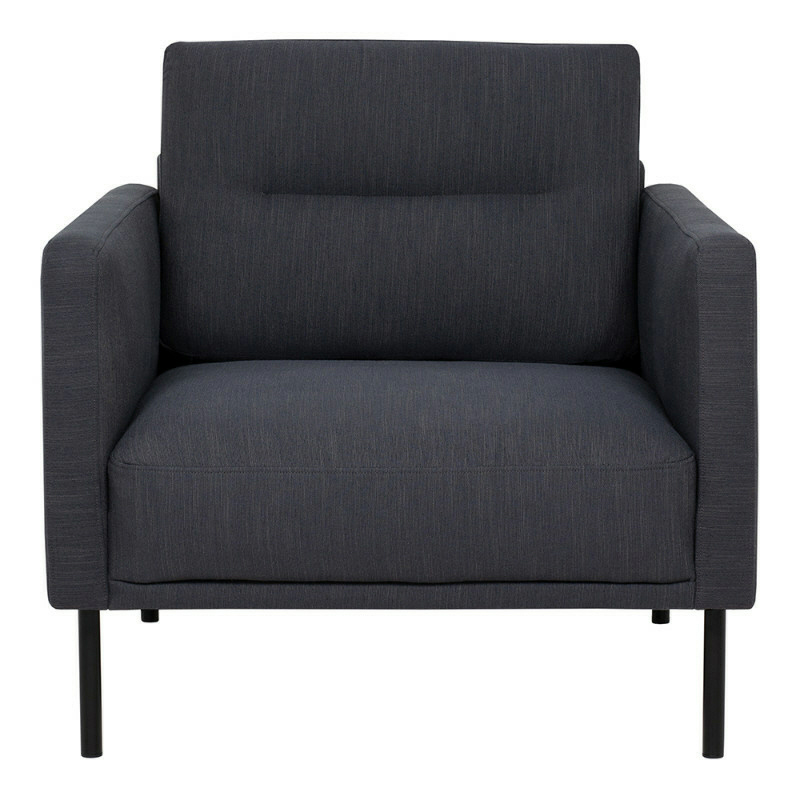 Dark Grey Armchair Black Legs [Larvik] CheapFurniture