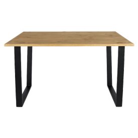Pine Dining Table with Metal Legs (seats 4) [Texas]