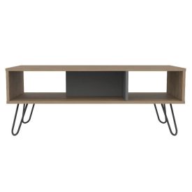 Bleached Oak and Grey Coffee Table [Vegas]