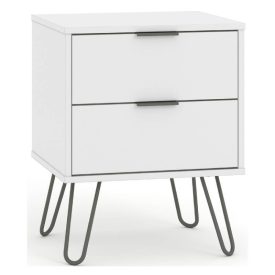 AGW510-2 Bedside cabeinet with hairpin legs.