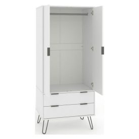 Full view Augusta 2 door wardrobe.