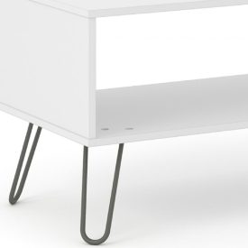 White open coffee table.