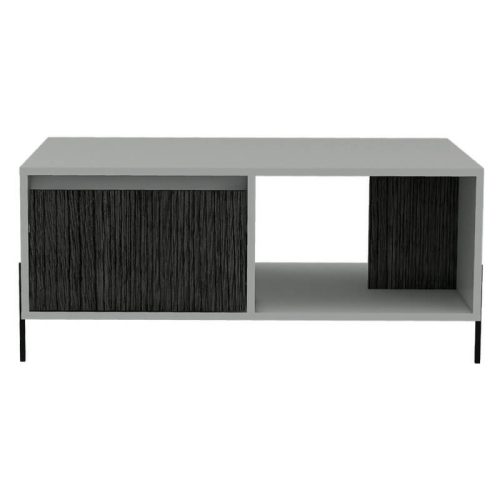 White & Grey Coffee Table with Drawer [Dallas]
