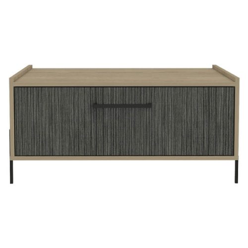 Oak & Grey Coffee Table with Storage [Harvard]