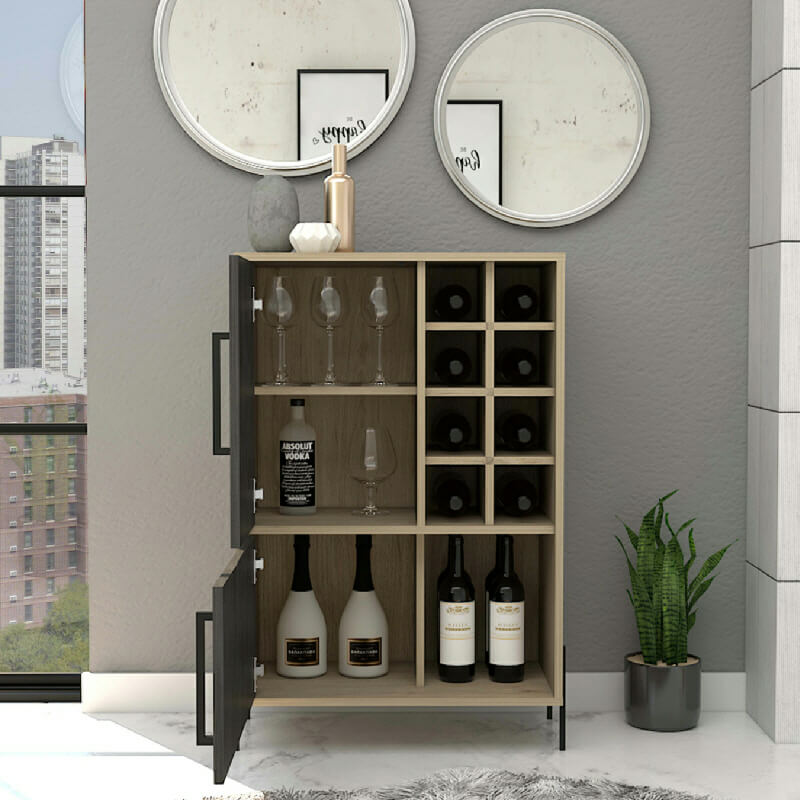 Oak/Grey Wine & Drinks [Harvard]