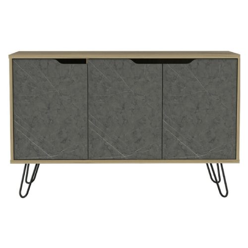 Pine & Stone Medium Sideboard, 3 Doors [Manhattan]