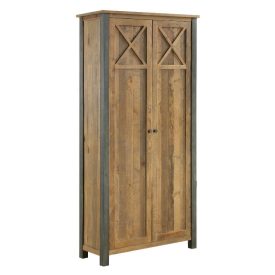 Reclaimed & Steel Large Cupboard [U.E.]