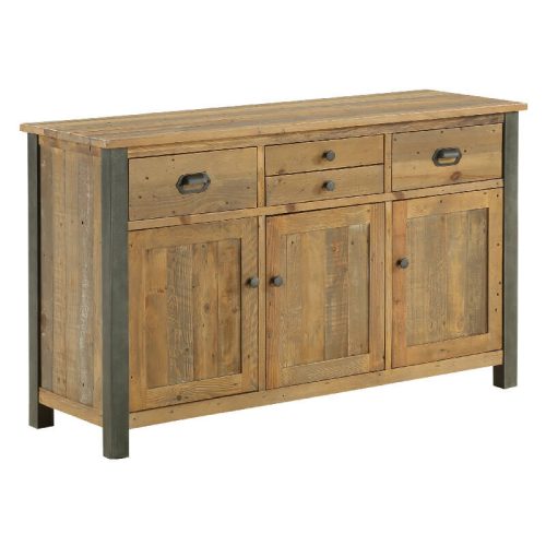 Reclaimed & Steel Large Sideboard [U.E.]