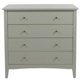 Grey Chest of 4 Drawers [Como]