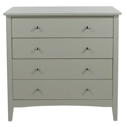 Grey Chest of 4 Drawers [Como]