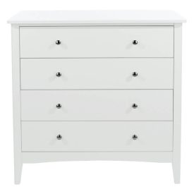 White Chest of 4 Drawers [Como]