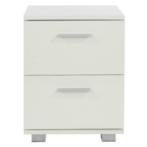 Curve Chair with White Plastic Seat (x2) [Aspen]
