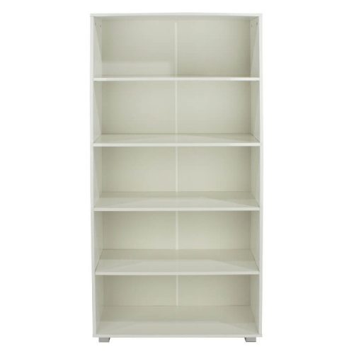 Gloss White Large 4 Shelf Bookcase [Lido]