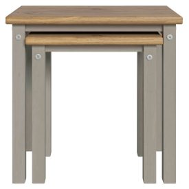 Light Grey Nest of 2 Tables [Corona Grey]