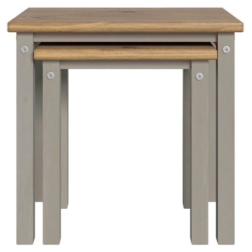 Light Grey Nest of 2 Tables [Corona Grey]