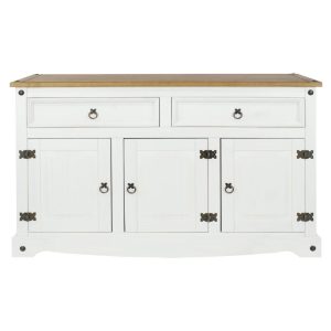 Oak Effect 1 Drawer Bedside Cabinet [Henley]