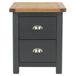 Black & Copper 1 Drawer Bedside Cabinet [Options]
