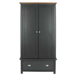 Black & Copper 1 Drawer Bedside Cabinet [Options]