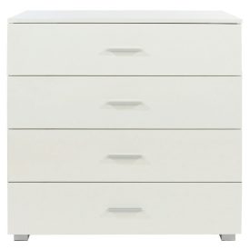 Gloss White 4 Drawer Chest [Lido]