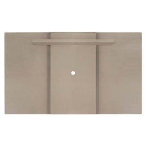 Blue & Oak Closed Television Unit [Signature Blue]