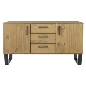 Pine Medium Sideboard, 2 Doors, 3 Drawers [Texas]